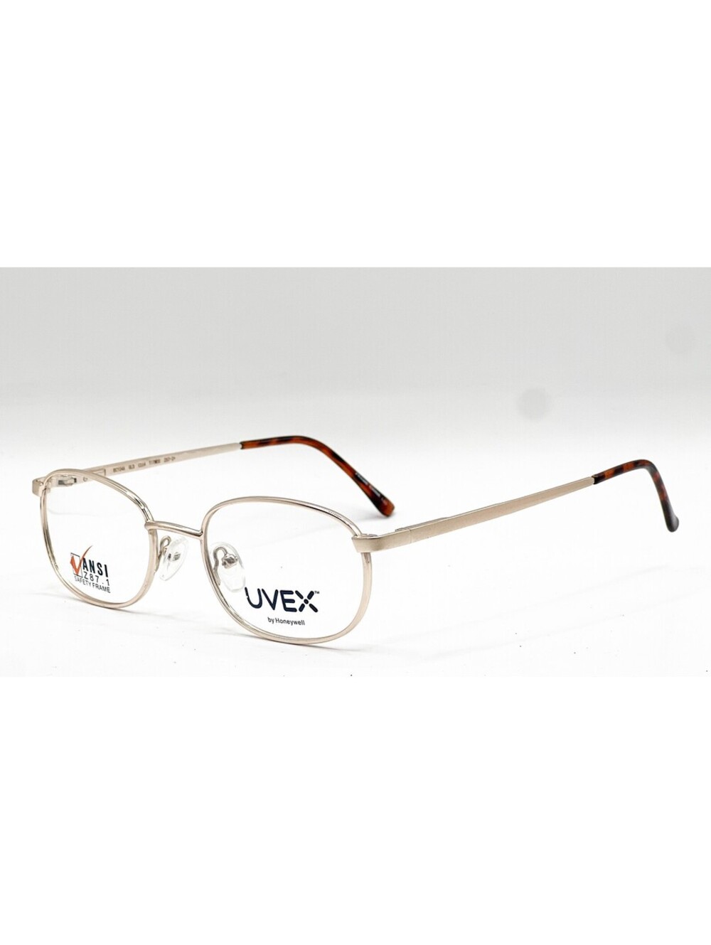 Uvex Bc104A Gold Goldtone Authentic Eyeglasses 51-13-140